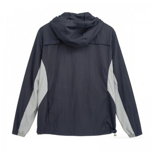 MEN’S WOVEN HOODED ZIP-UP TRAINING SPORTS JACKET