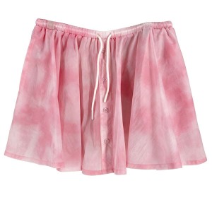 WOMEN’S LOOSE OUTDOOR  NANO PRINTED PHOTOCHROMIC FABRIC FASHION SHORT FAKE TWO-PIECE SKIRT